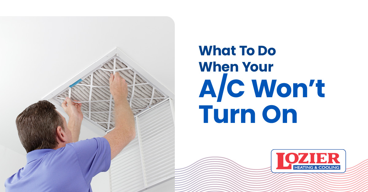 Troubleshooting Your A/C That Won't Turn On.